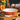 Pumpkin pie dish on autumn table