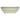 Fish's Eddy Greenband 14 oz soup bowl in cream stoneware with two green bands, side profile