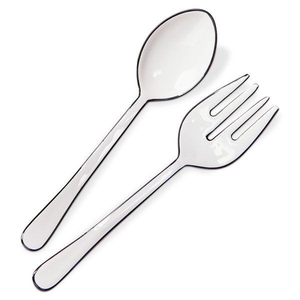 Tag Monroe Enamel Serving Utensils, Set of 2
