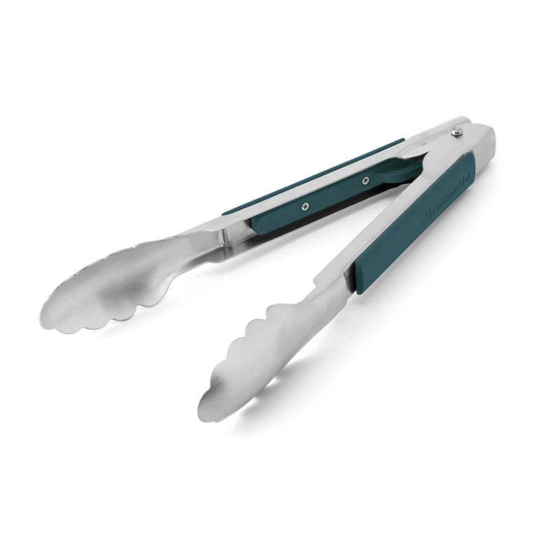 KitchenAid Agave silicone side locking tongs 9.75 inch