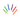 Striped multicolor birthday candles 24 pack