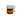 Two Hario Glass Stackable Mugs stacked, a gray mug resting on top of the amber mug