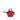 Hachiman Garden Beetle Watering Can, Small Red — angle