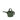 Hachiman Garden Beetle Watering Can, Small Garden Green — angle