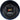 Infinity Instruments Retro 9.5" Wall Clock, Navy Blue — detail