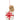 Now Designs hand-felted wool ornament shaped like a wrapped present