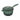 Le Creuset 1.75-quart iron handle sauce pan with stainless steel lid and black handle, ideal for cooking sauces and small meals.