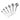 Fat Daddio's stainless steel measuring spoons set of 6, fanned out showing all six sizes from 1/8 tsp to 1 Tbsp