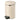 Brabantia NewIcon 3 liter pedal bin in Soft Beige, front view