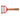 Opinel T-Duo peeler with red head and beechwood handle