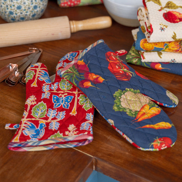 April Cornell Farmers Market Patchwork Oven Mitt