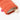 Close-up of a Hedley & Bennett oven mitt in Paprika Red showing the quilted cuff, cream lining and hanging loop