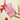 Stasher silicone sandwich bag with hibiscus flower design, reusable storage bag for sandwiches and snacks.