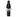 Rabbit wine pourer in black and silver with a black stopper base