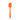 Elihome Classic Silicone Spatula, Orange