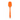 Elihome Classic Silicone Spoon, Orange