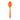 Elihome Classic Silicone Spoon, Orange