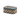 Paddywax Bistro candle tin with green and tan checkerboard pattern