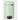 Brabantia NewIcon 3 liter pedal bin in Jade Green, front view