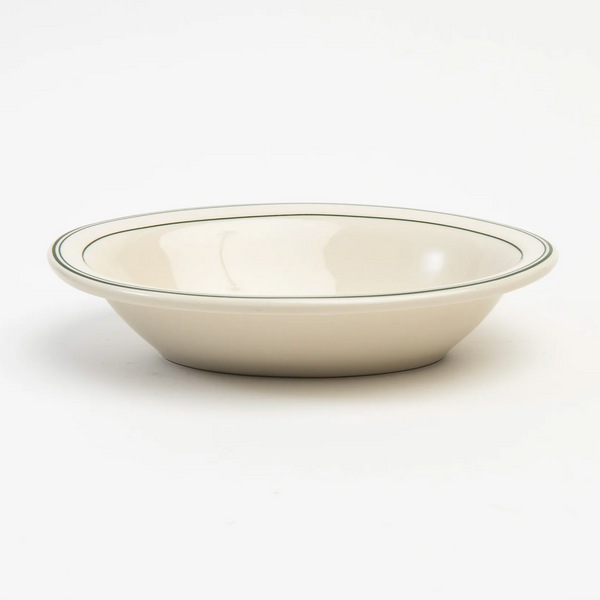 Fish's Eddy Greenband Baker Oval Pasta Bowl