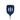 Indigo Tovolo silicone slotted turner head with stainless steel handle