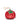 Tomato print reusable shopper bag unfolded
