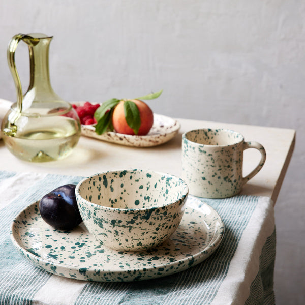 Sir/Madam Splatterware Bowl, Nettle