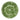 Pavilion Paper Bunny Green cabbage paper plate seen from above
