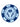 Pavilion Josephine paper plate with two blue birds at the center and a navy striped border