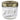 French Glass Mason Canning Jar w/ Gold Metal (2 Lids)