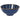 Blue porcelain Pulse bowl on a table holding fruit