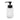 Core Home Ribbed Foaming Glass Soap Pump - Black