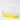 Yellow ceramic banana-shaped Banorah menorah with all candles lit