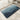 Blue gradient wave bath mat pattern