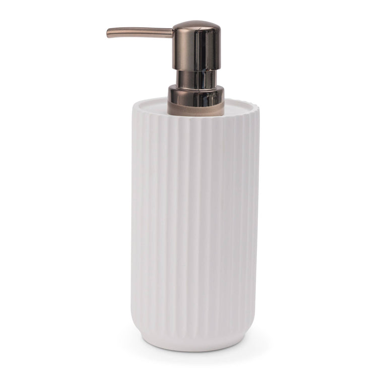 Core Home Venice Diatomite Soap Dispenser White