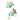Umbra Nami adhesive shower bins set of 2 — Ocean Blue hero