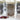 French Glass Mason Canning Jar w/ Gold Metal (2 Lids)