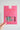 Hand holding the Christmas Crackers garland in its pink package