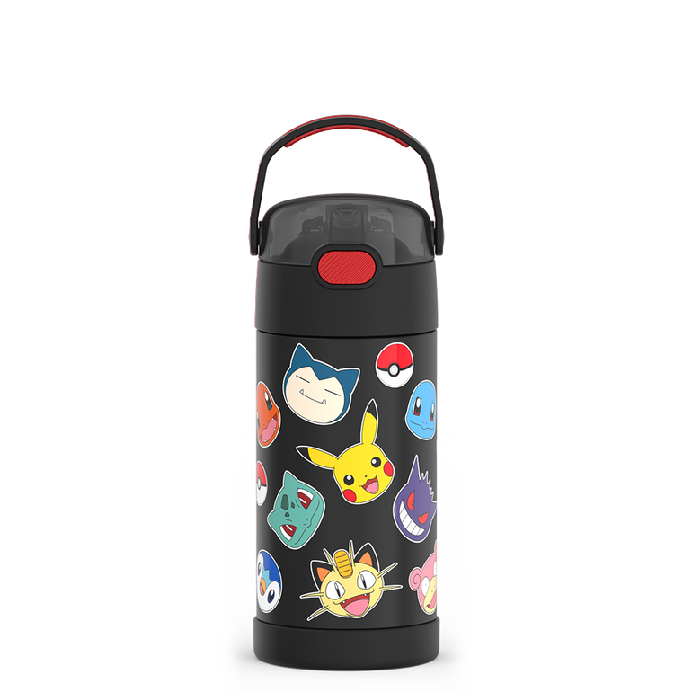 Thermos Funtainer 12oz Pokemon kids water bottle front