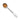 Coffee scoop with ground coffee on a white background