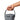 Hand carrying the charcoal compost bin by its handle