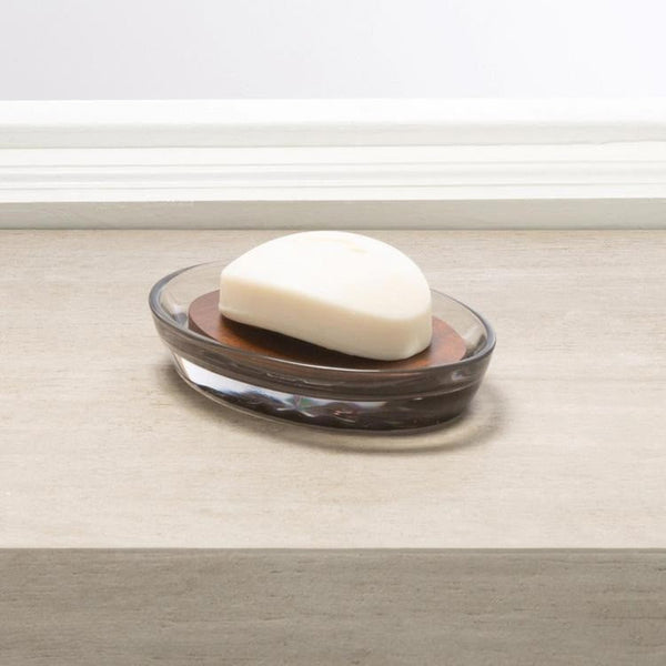 Moda at Home Vaso Soap Dish, Grey