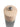 Close-up of the natural beech wood cap and top grind adjustment knob on the Peugeot Line salt mill