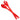 Maple Origins Serving Fork and Spoon in Paprika, angled view