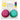 Four Wilton mini cupcake liners in magenta, teal and yellow