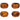 Tortoise Shell Resin Napkin Ring Set-4