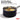 Ceramic professional non-stick saucepan by Tarzianwestforhousewares with a black handle and stainless steel lid on a kitchen countertop.