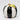 Cosmos Gifts black and white striped pumpkin candy box with a gold stem and gold edged leaves on the lid