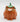 Cosmos Gifts orange pumpkin cat candy box with whiskers and a green stem lid