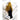 Felt Beyonce ornament held in a hand to show its 4 to 5 inch scale